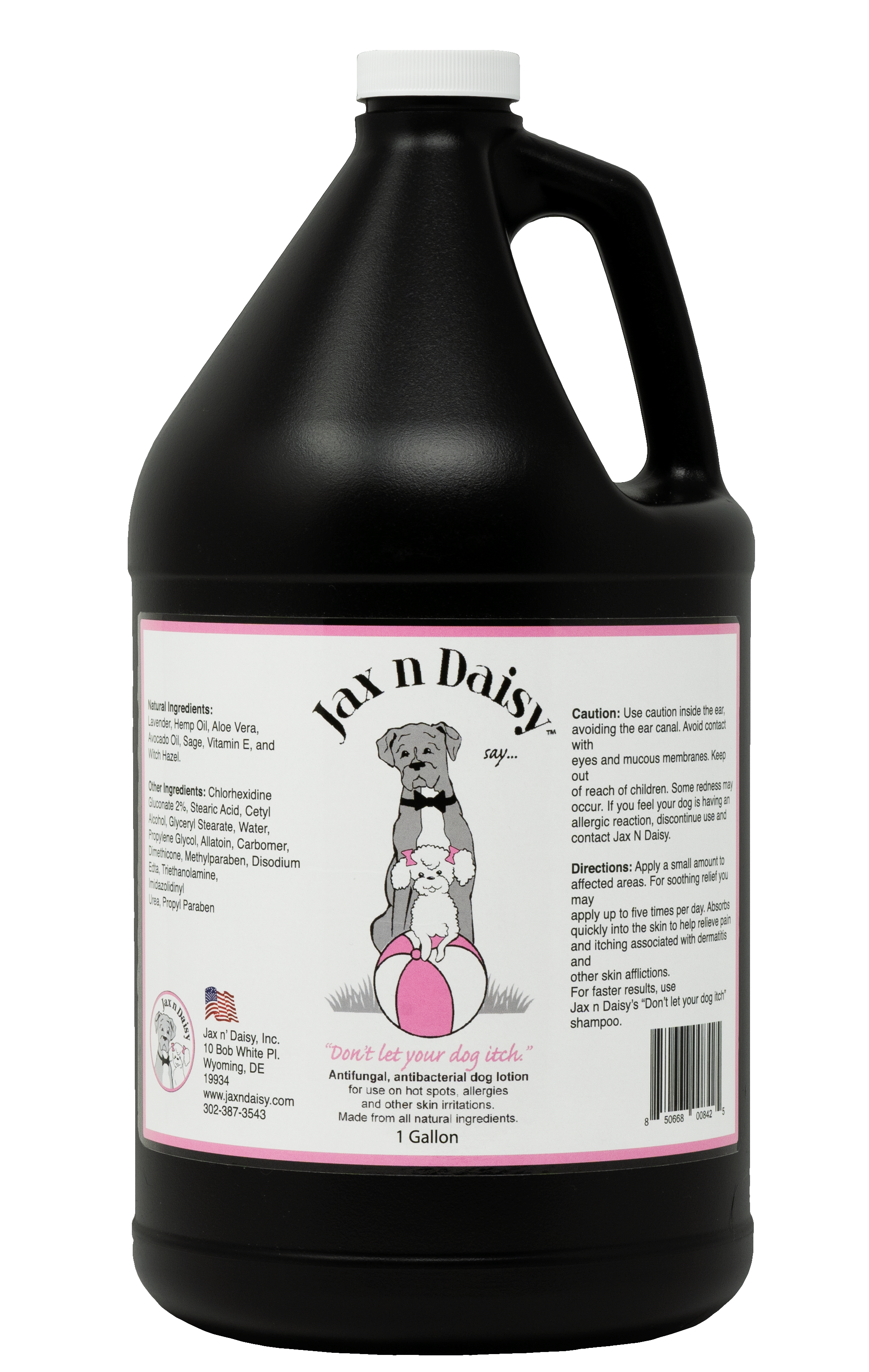 Dog Lotion for Dry Skin, 1 Gallon | Anti-Itch Formula – Jax n