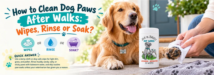 How to Clean Dog Paws After Walks