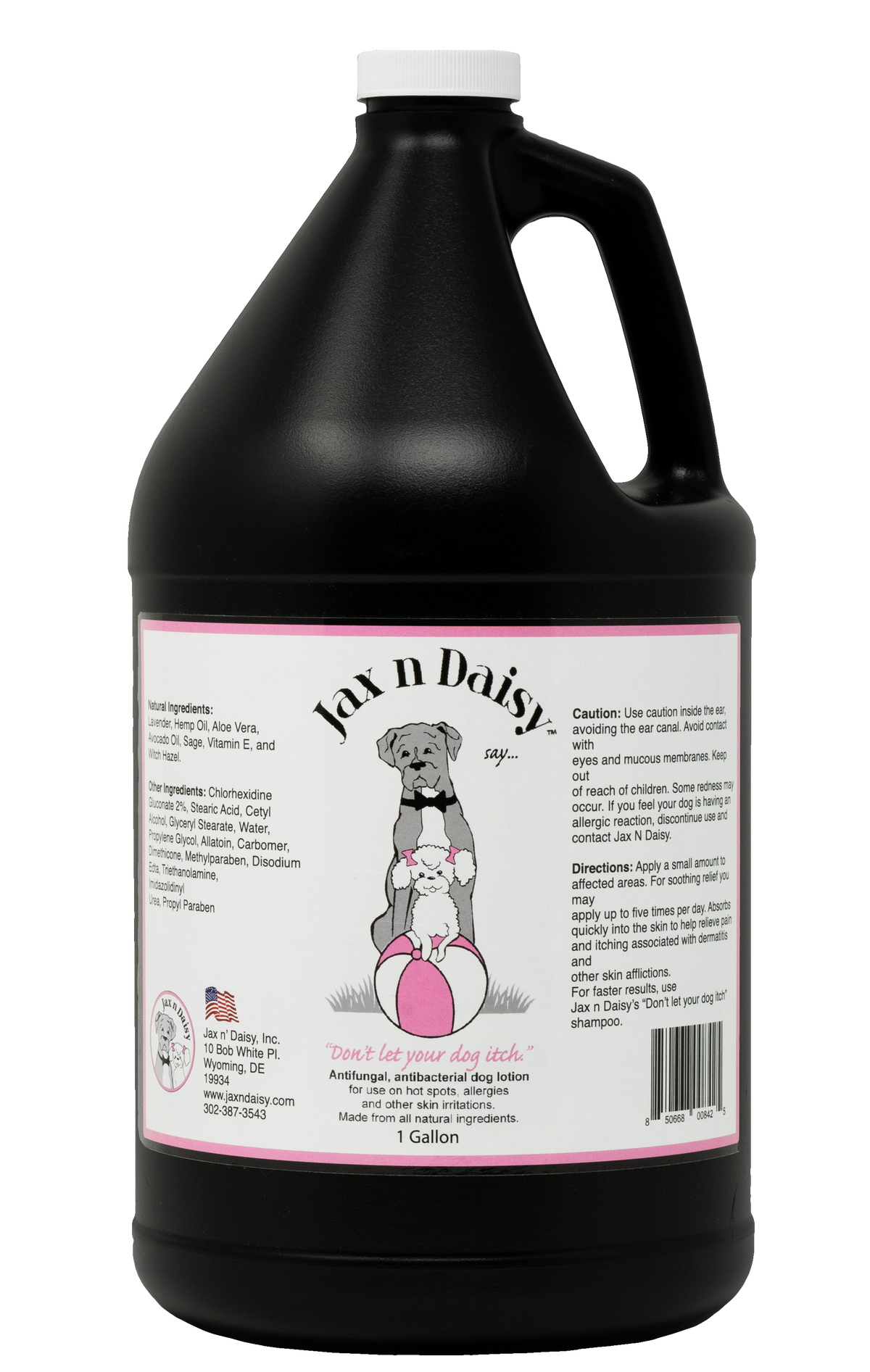 Don't Let Your Dog Itch – Dog Lotion for Dry Skin & Hot Spots, 1 Gallon