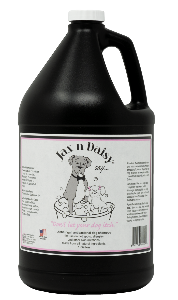 Jax n Daisy "Don't Let Your Dog Itch." SHAMPOO Gallon Size