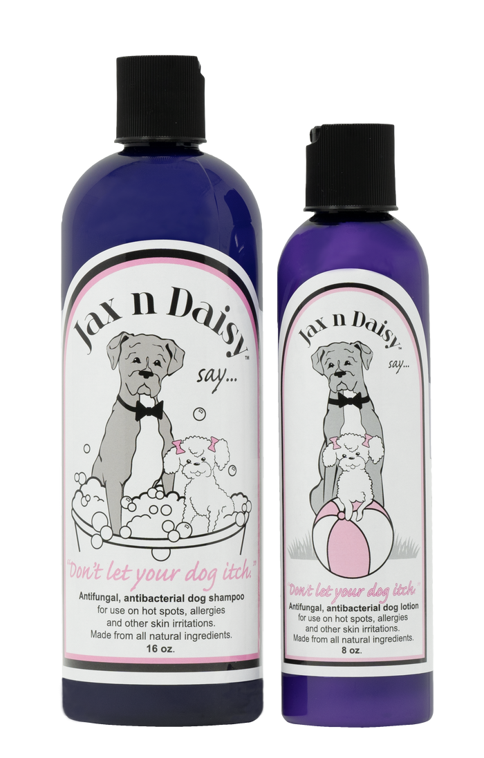 "Don't Let Your Dog Itch" 2 Pack ~ 16oz Anti-itch Shampoo 8oz Anti-itch Lotion