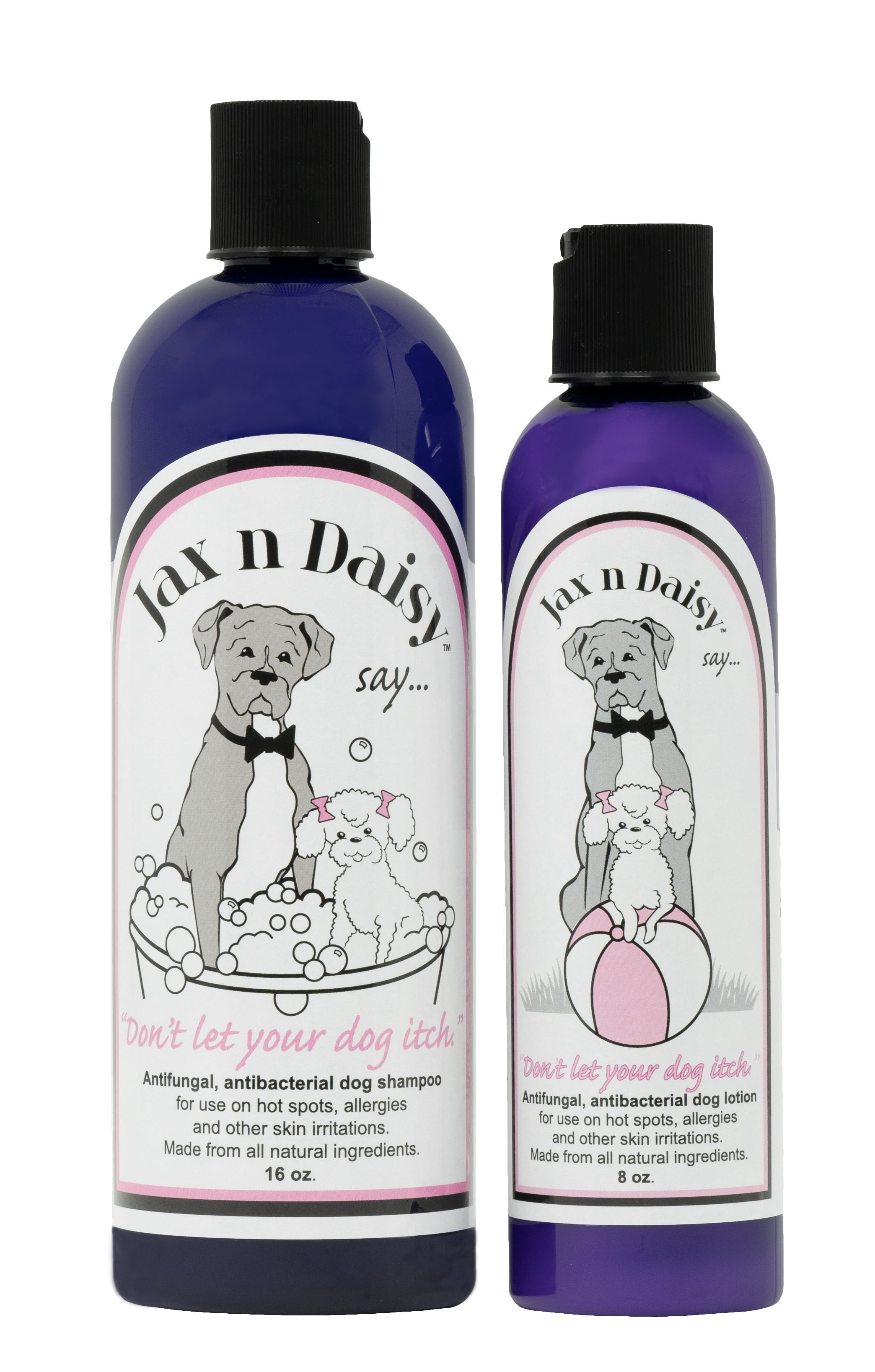 Jax n Daisy Dog Shampoo Lotion 2 pack