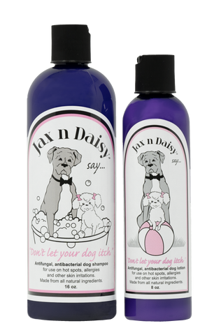 "Don't Let Your Dog Itch" 2 Pack ~ 16oz Anti-itch Shampoo 8oz Anti-itch Lotion