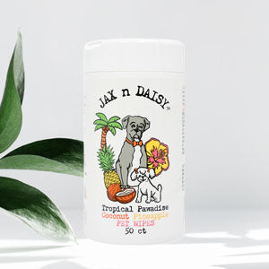 Tropical Pawadise Pet Wipes – All-Purpose Grooming Wipes for Dogs & Cats